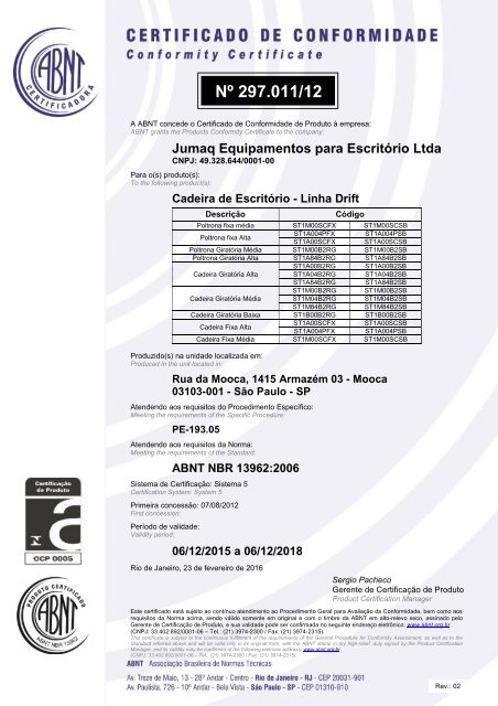 297.011_12 - Certificado (Linha Drift) 06_12_18 - Renovação