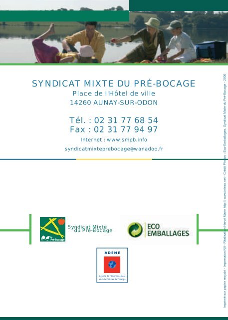 Le Guide du Tri Sélectif - Syndicat Mixte du Pré-Bocage