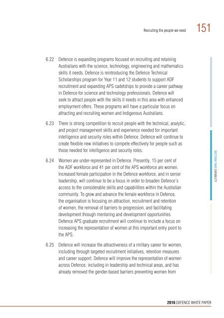 2016 DEFENCE WHITE PAPER