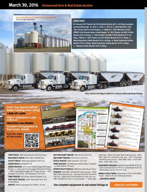 85 Spring 2016 Agricultural Auction Guide