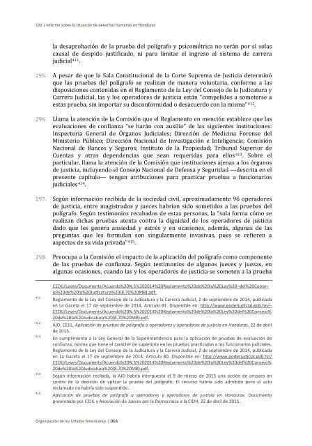 Situación de derechos humanos en Honduras