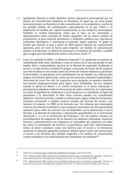 Situación de derechos humanos en Honduras