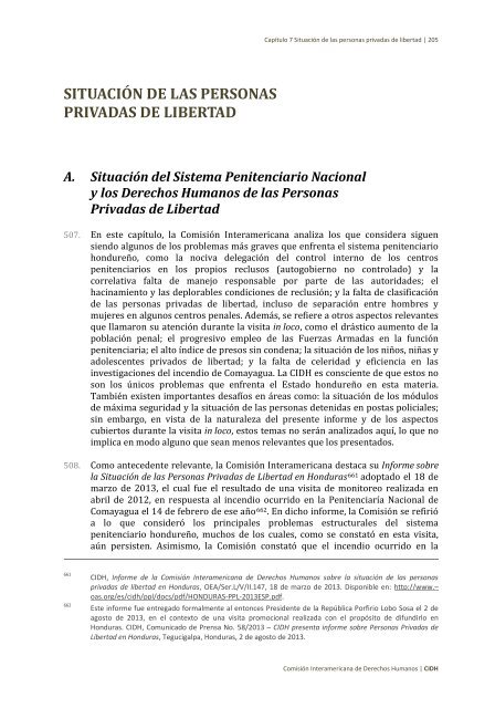 Situación de derechos humanos en Honduras