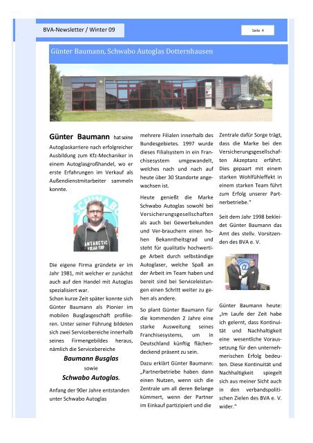 NEWSLETTER - Bundesverband Autoglaser eV