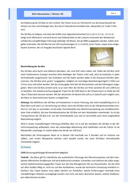 NEWSLETTER - Bundesverband Autoglaser eV