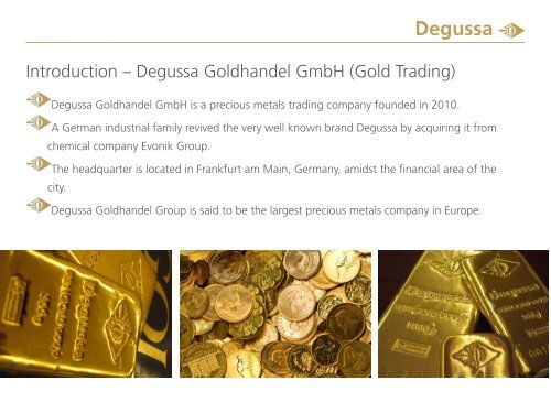 Degussa company presentation