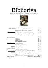 Biblioriva 43.pdf - Comune di Riva del Garda