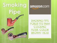 Smoking Pipe POKER fits 9mm Cooling Filter, Color Brown - Amazon.com