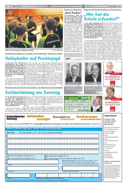 Schwalbacher Zeitung