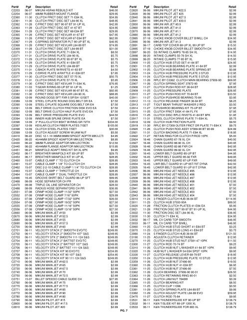 Retail Price Book - Starwest Inc.