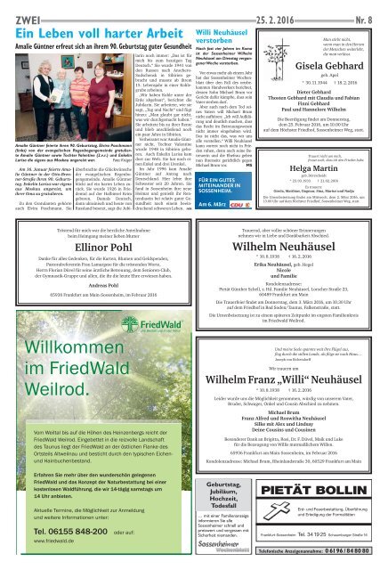 Sossenheimer Wochenblatt