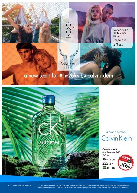  Stockholm - Riga, Mar 1 - Apr 30,2016 |Tallink Silja Shopping catalogue onboard and Club One offers, all