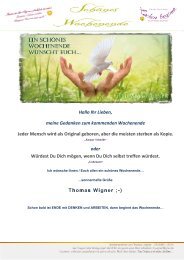 Schönes Wochenende zum 13.05.2016