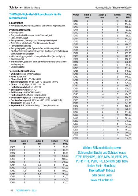 RCT Reichelt Chemietechnik GmbH + Co. - Alle Kataloge