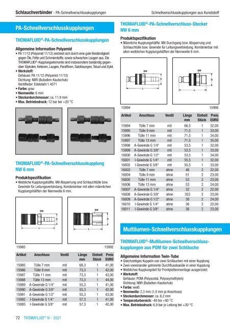 RCT Reichelt Chemietechnik GmbH + Co. - Alle Kataloge