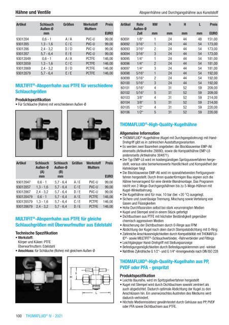 RCT Reichelt Chemietechnik GmbH + Co. - Alle Kataloge