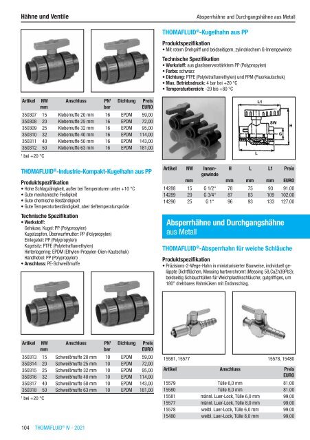 RCT Reichelt Chemietechnik GmbH + Co. - Alle Kataloge