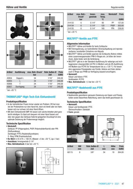 RCT Reichelt Chemietechnik GmbH + Co. - Alle Kataloge