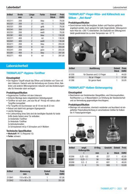 RCT Reichelt Chemietechnik GmbH + Co. - Alle Kataloge