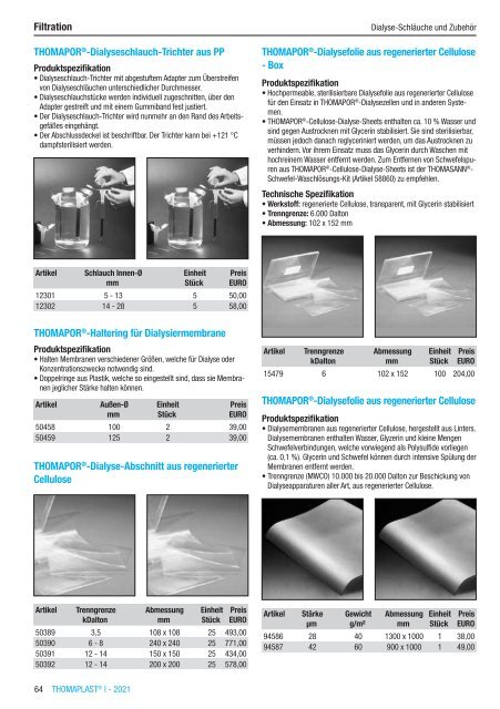 RCT Reichelt Chemietechnik GmbH + Co. - Alle Kataloge