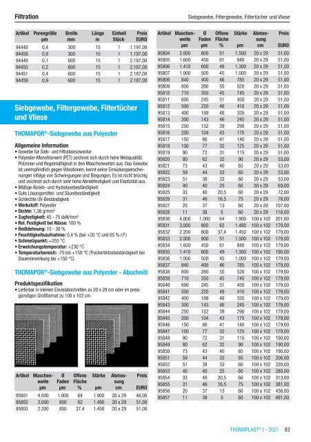 RCT Reichelt Chemietechnik GmbH + Co. - Alle Kataloge