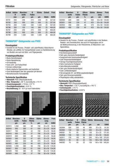 RCT Reichelt Chemietechnik GmbH + Co. - Alle Kataloge