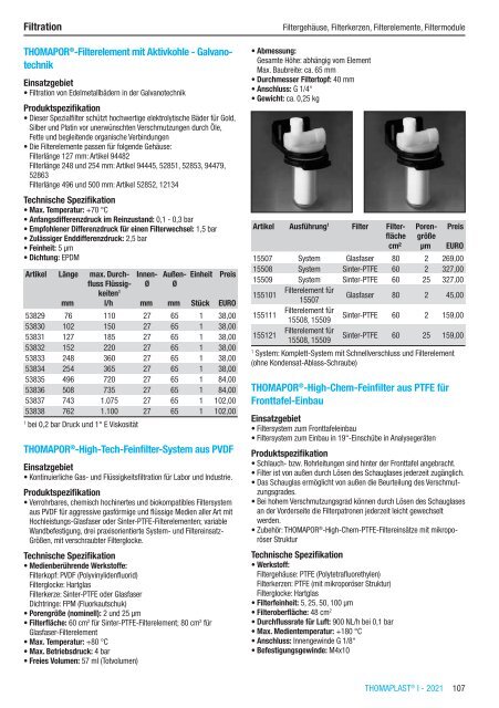 RCT Reichelt Chemietechnik GmbH + Co. - Alle Kataloge