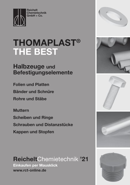 RCT Reichelt Chemietechnik GmbH + Co. - Thomaplast THE BEST Halbzeuge und Befestigungselemente