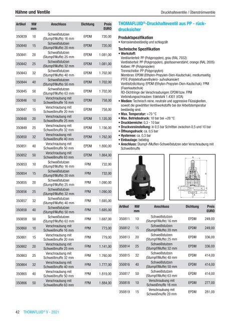 RCT Reichelt Chemietechnik GmbH + Co. - Thomafluid V