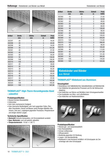 RCT Reichelt Chemietechnik GmbH + Co. - Thomaplast II