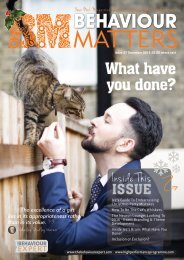 Behaviour Matters December 2015