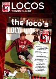 Locos Throwback Programme