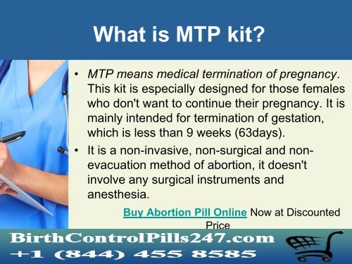 Buy MTP Kit (Misoprostol+ Mifepristone Pills) Online Now!