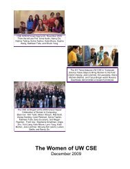 The Women of UW CSE - Ed Lazowska