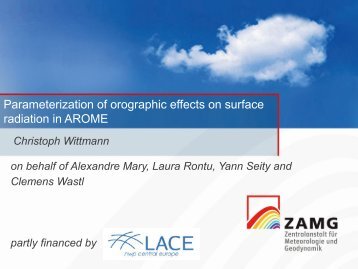Parameterization of orographic effects on surface radiation in AROME
