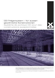 CD-Trägersystem – für ausser- gewöhnliche Konstruktionen ...