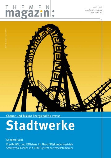 Stadtwerke Gießen, Referenzbericht, Themenmagazin 3-2015