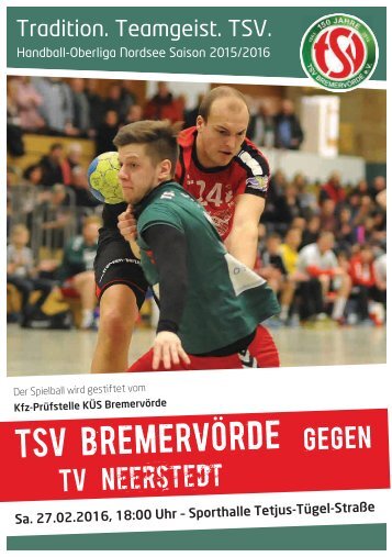 TSV Bremervörde gegen TV Neerstedt am 27.02.2016