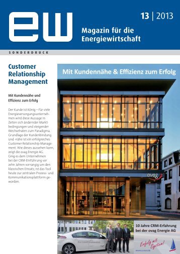 ovag Energie AG, Referenzbericht, ew 13-2013