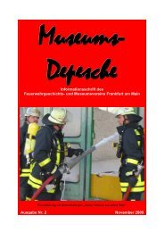 Pensionäre im Museum - Feuerwehr Frankfurt a.M.