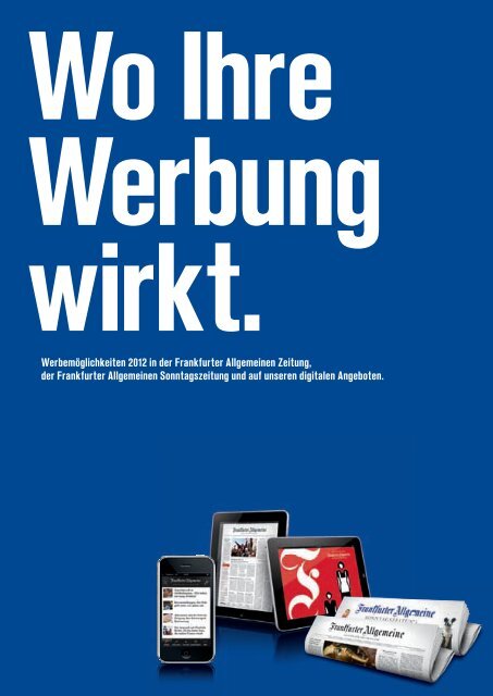 Wo Ihre Werbung Wirkt. - FAZ.net