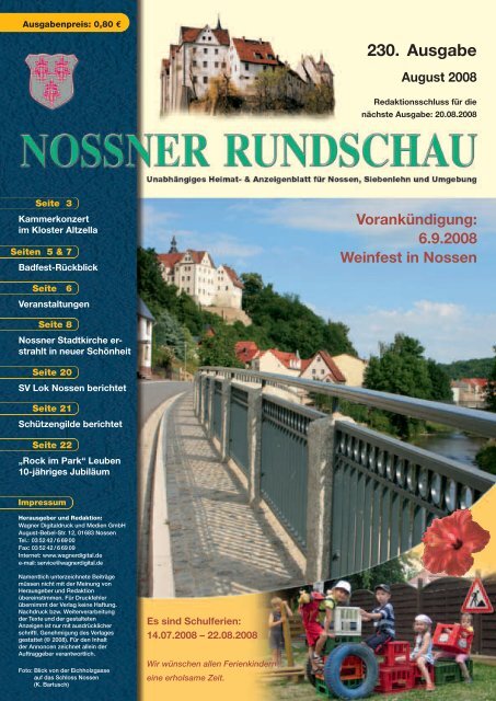 August 2008 - Nossner Rundschau