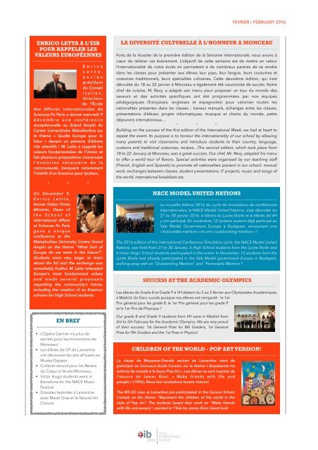 Newsletter EIB n°3