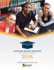 Cayman Scholarship Directory 2016