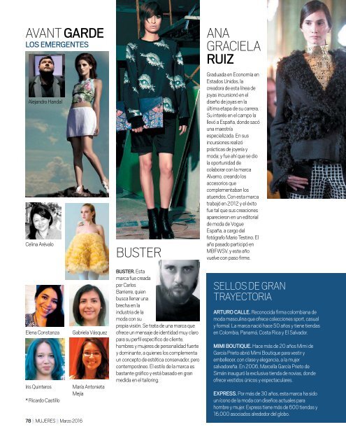 Revista Mujeres - MARZO 2016