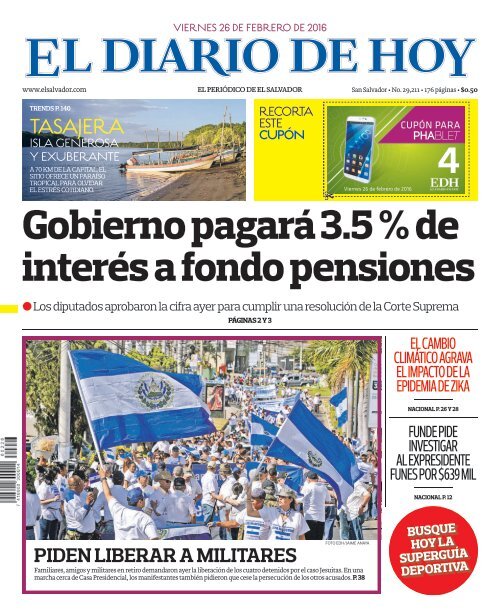 El Diario de Hoy  - 26/02/2016