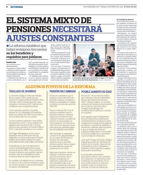 El Diario de Hoy  - 26/02/2016
