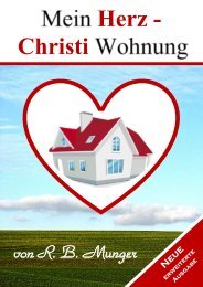 Leseprobe Mein Herz Christi Wohnung