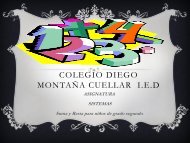 COLEGIO diego montaña cuellar