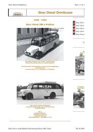 Steyr Diesel Omnibusse